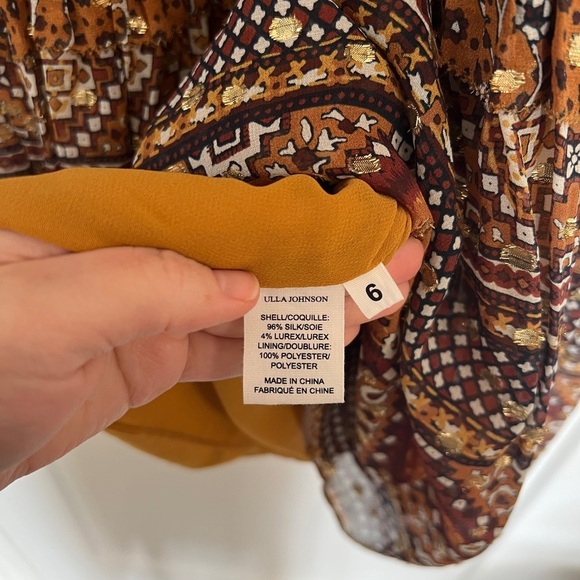 Ulla Johnson Erisa Dress - Ochre - Picture 9 of 9